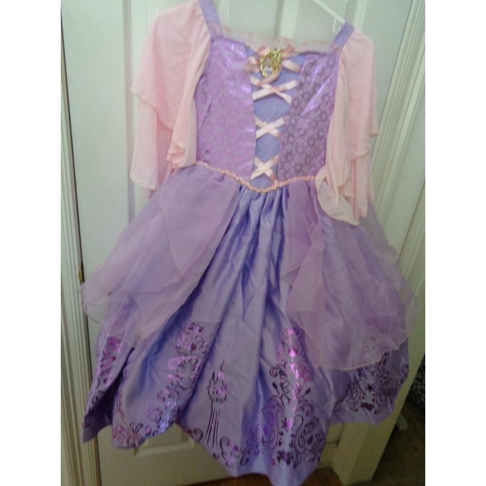 Disney Tangled Rapunzel Dress Small 4-6x Girl's Costume